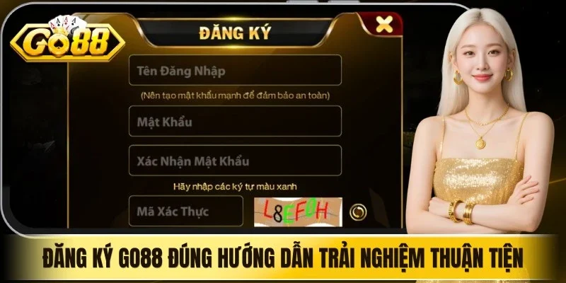 Hướng dẫn đăng ký Go88 với các bước tạo tài khoản và bảo vệ thông tin đăng nhập